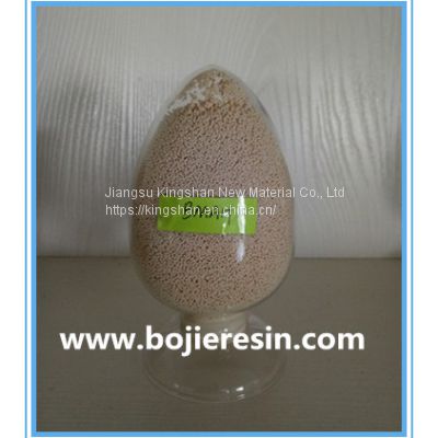 Special chelating resin for tungsten extraction