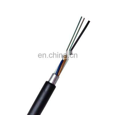 Gel Filled Multi Loose Tube 4 Core Outdoor G652d Armoured Fiber Optic Cable