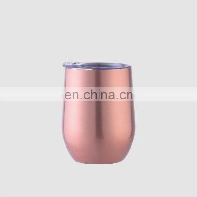 Factory Direct custom 400ml grade stainless steel cup keg souvenir copper beer mug with lid