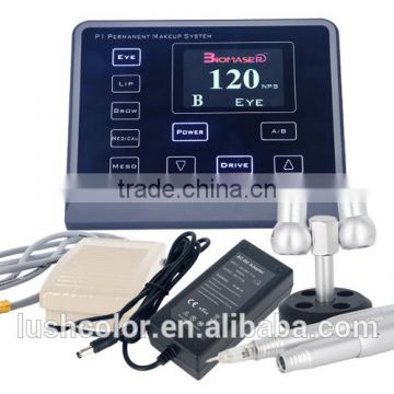 New arrival electric digital permanent makeup touch-screen tattoo machine kit