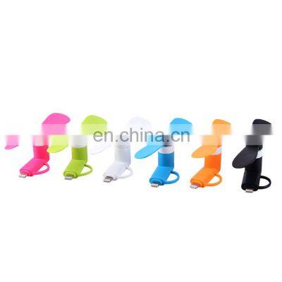 China Factory Phone Cheapest Plug Usb 2 in 1 Mini Fan photo-4