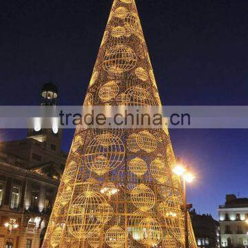 2015 commercial 25 meters outdoor lighted christmas tree