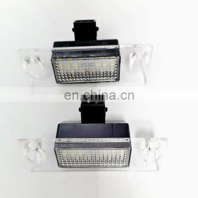 Auto parts 2Pcs 12V LED license plate lamp License Plate Light for Audi A4 A3