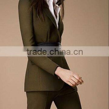Leather Stretch Wool Jacket