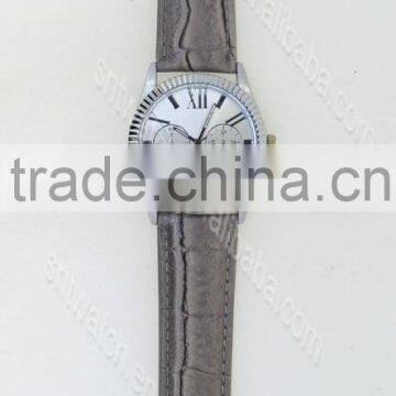 Fashion watch with alloy case and PU band, various colors available