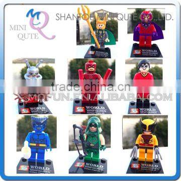 Mini Qute Senye 8pcs/set Marvel Avenger super hero arrow loki building block action figures educational toy NO.SY 259