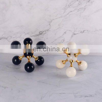 Wholesale Good Price Crystal Water Molecular Structure Stone Ornament photo-3