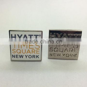 Hyatt Times Square NEW YORK silver cufflink manufacturers cufflink blanks