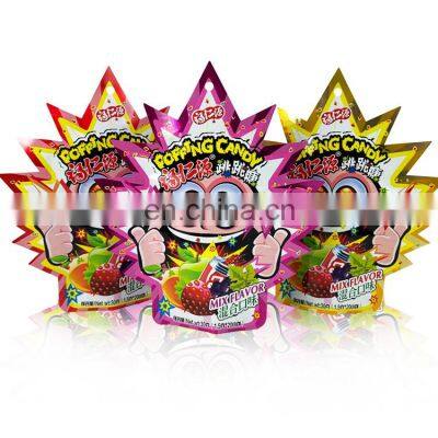 Food Packaging Shaped Pouches Lollipops Popping Sweet Candy Bag