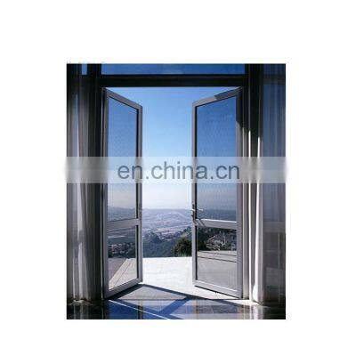 Ethiopia Aluminum Safety Glass Door Grill Rail Design