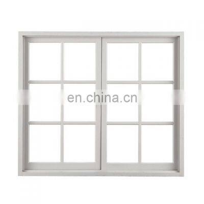 white color double glass pvc layer window Romania plastic casement glass windows and doors