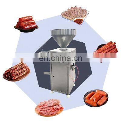 Small Scale Industrial Electric Hydraulic Egg 30l Autometic Fish Sausage Stuffer Making Maker Machine