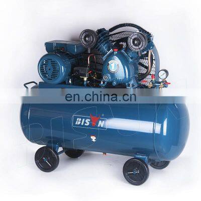 Bison China 2.2Kw Belt Driven Compressor 230V 8Bar Belt Driven Piston Air Compressor