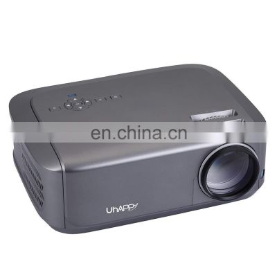 UHAPPY U68 Single LCD Panel 1080P LED HD Mini Projector with Remote Control