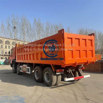 Secondhand Cargo Truck 8X4 SinoHowo Dump Truck Chinese Supplier For Sale photo-4