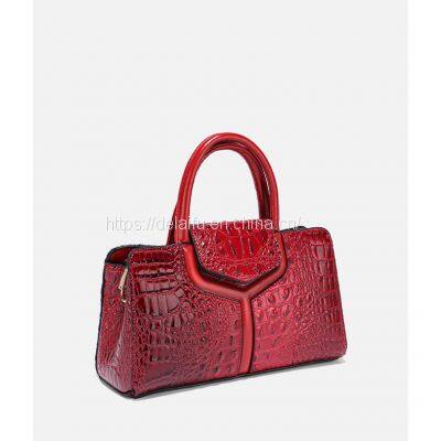 Hot-selling Alligator Print Female Handbag Fashion Design Bag photo-4