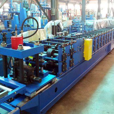 High Speed Customized Steel Metal Purlin Shelf Cold Roll Forming Machine Pillar Beam Upright Roll Forming Machine photo-4