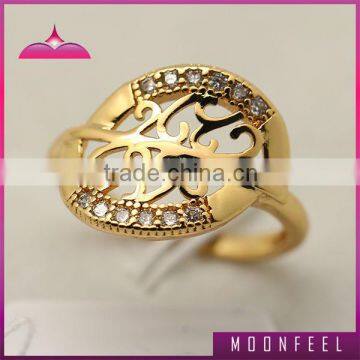 leaf shape glod ring for sale