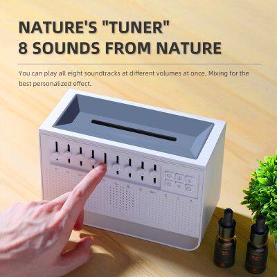BLE Connection Plas Music Night Light White Noise Machine With Diffuser Humidifier for Kids Adults photo-3