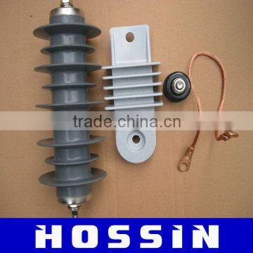 5KA Antipollution Polymeric Housed Lightning arrester Polymer Surge Arrester