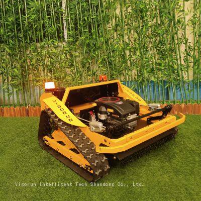 tracked remote control lawn mower, China mower rc price, remote control mower with tracks for sale