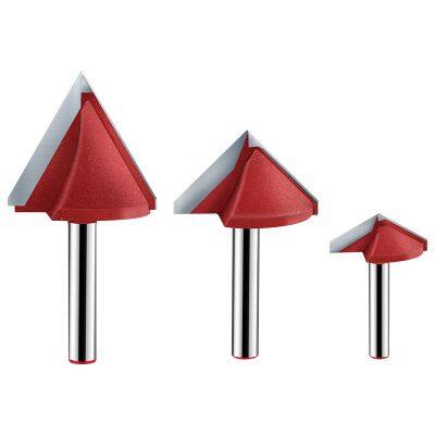 Solid Carbide End Mill 6mm Handle 3D V-Groove Cutting Milling Cutter 60 90 120 150 Degree MDF Router Bit Customizable Wood ODM photo-2