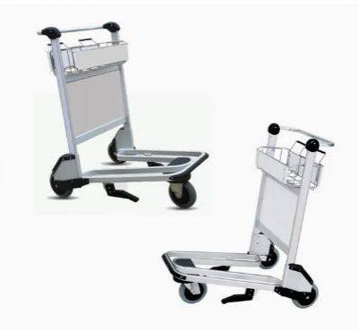 Wholesale With Hook Stainless Steel Airport Luggage Trolley High Quality Airport Luggage Trolley
