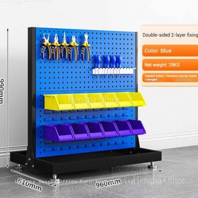 Space Saving Tools Display Stand TR256 for DIY Tool Storage With Fixed Foot Pegs&Rubber Protection|990mm Compact 2-Tier Design for Residential Garages