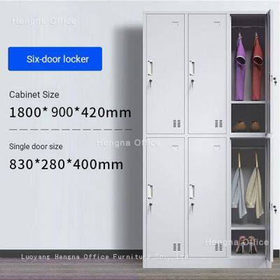 Steel Wardrobe Locker for Schools and Workplaces – Multi-Tier Design for Efficient Storage