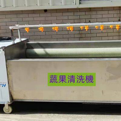 QXJ-006 Индустриальный валик для чистки щетками - автоматическая машина для очистки корнеплодов и лекарственных трав