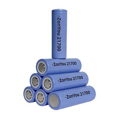 ZonYou a Grade Cell 21700 4000mAh Cylindrical NCM Lithium Ion Battery With 500 Cycles Life Span for Solar Street Light on Sale photo-5