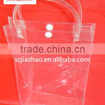 OEM / Processing colorful PVC ICE Bags for wine , plastic bags for beer drinks