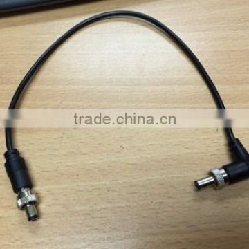 Custom product Locking Ring DC 5.5x2.1 0r 5.5x2.5mm DC Extension with 1185 18AWG cable Wire Harness