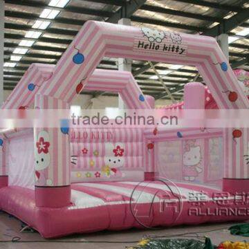 2014 New Hello Kitty Castle Pvc Inflatable Playground for Kids photo-4