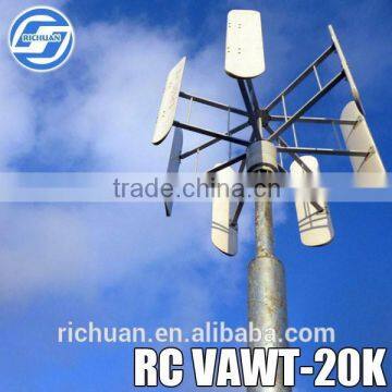 Hot Sale!!! 2015 newest permanent magent generator for 20kw Vertical Axis Wind Turbine, Wind Generator for sale