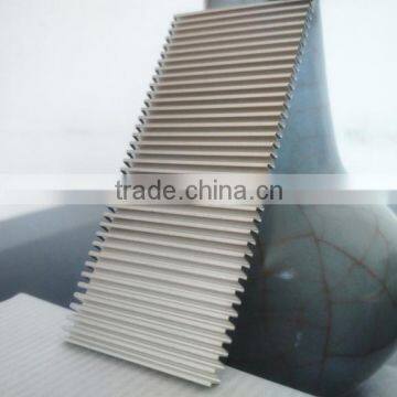 High quality folded fin aluminum radiator fins (aluminum fin, aluminum heatsink)