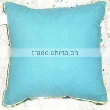 Plain cotton linen cushion cover