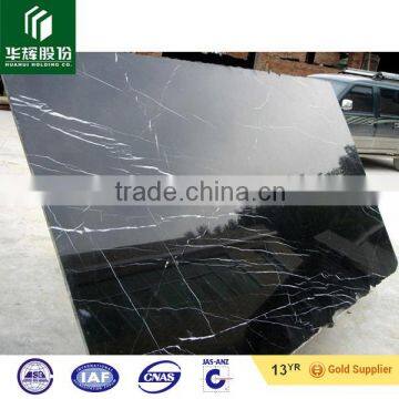 Hot Sale Black and White Marble Tile Nero Marquina Marble (good price)