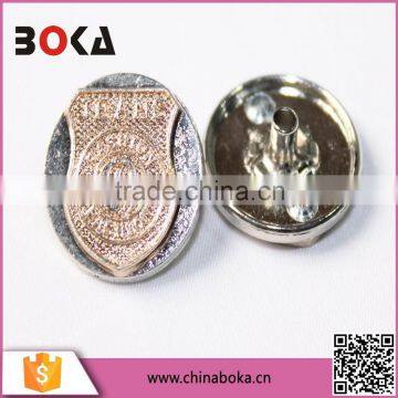 2015 wholesale fashion cheap metal button for garment in yiwu factory