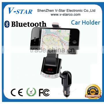 Car Mount Holder for Iphone 6, Bluetooth Handsfree and Car Charger 3 in 1 Functions