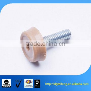 Plastic head feet adjustment l nail fastener