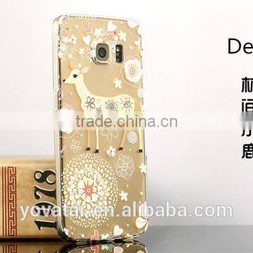 Exquisite Transparent Mobile Phone Cover Silicone Beatiful Painted Case For Samsung