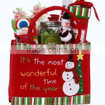 Christmas theme gift packing bag