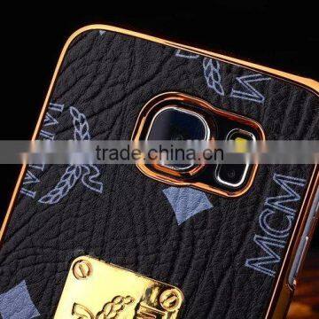 Brand MCM Fashion Luxury For Samsung S6 PU+PC Cell Phone Case photo-5