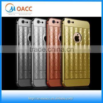 luxury for iphone 6 bumper case,for iphone 6 metal bumper mirror case,mobile phone case for iphone6 case