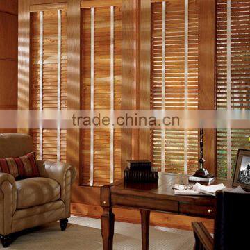 Interior window shutter/wooden shutter shutter blind/plantation shutter wood venetian blind louvers supplies from China window