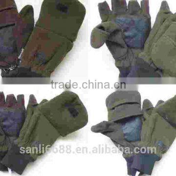 polar fleece hiking and hunting glove