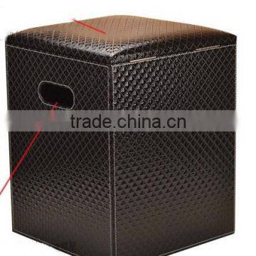 Leather Storage Box Wholesaler,2015 Home Folding Chair Storage Box,Fashion Organizer photo-4