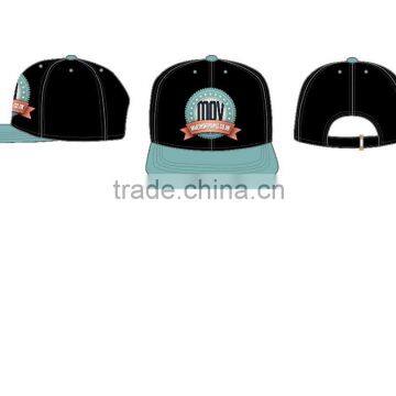 Free sample 6 panel plain blank snapback hat