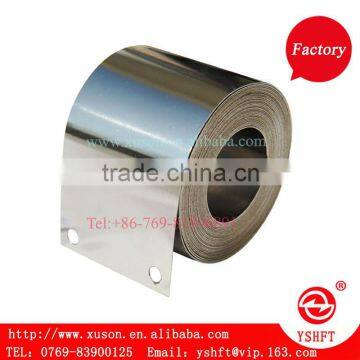 shelf pusher use stainless steel clockwork spring/strip spring